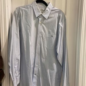 Lacoste Gingham Sport Shirt size 42 L